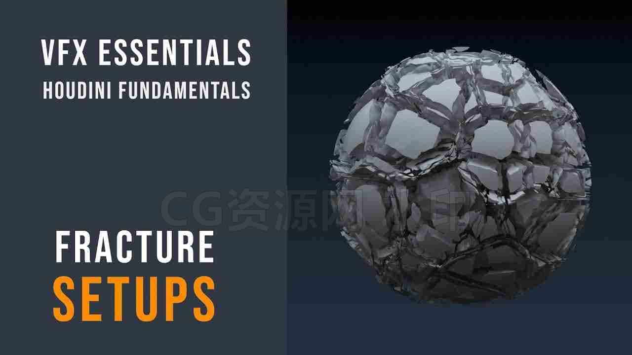 免voxyde 破碎切割工程Fracture Setups - Houdini File-B站/公众号:特效向