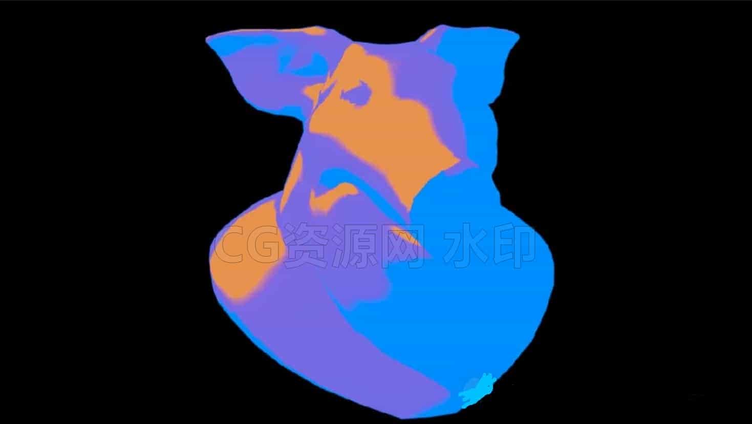Houdini 三渲二 toon shading using copernicus-B站/公众号:特效向