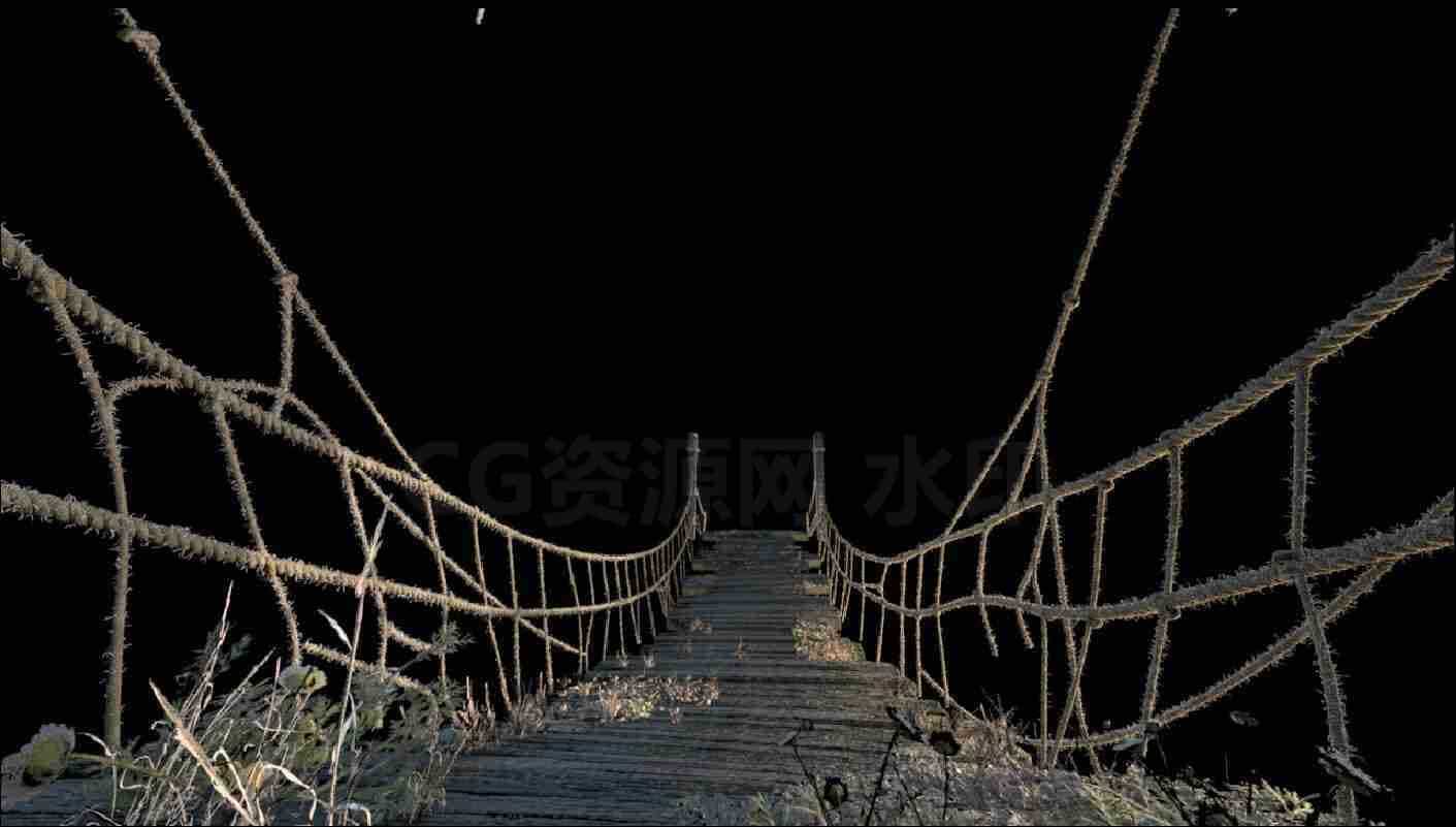 Houdini程序化桥hip工程-Procedural bridge | HIP file-B站/公众号:特效向