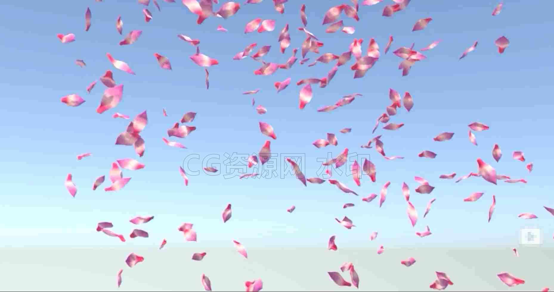 粒子随机旋转替代花瓣hip工程-B站/公众号:特效向