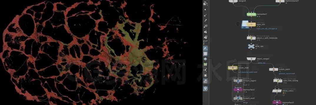 图片[3]-高细节水花碰撞解算 Houdini21工程文件hip臀部-B站/公众号:特效向