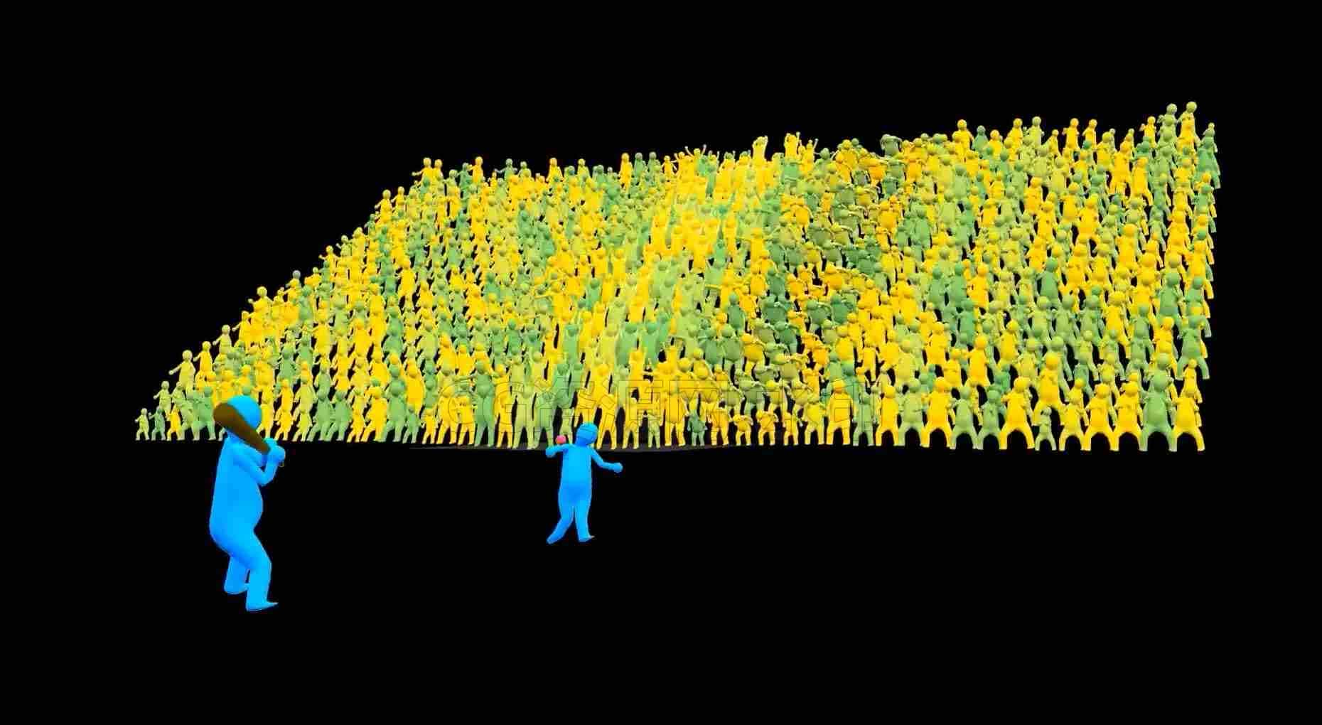 群集Hoduini人群波浪模拟基本概念Crowd Simulation Basic Concept-B站/公众号:特效向