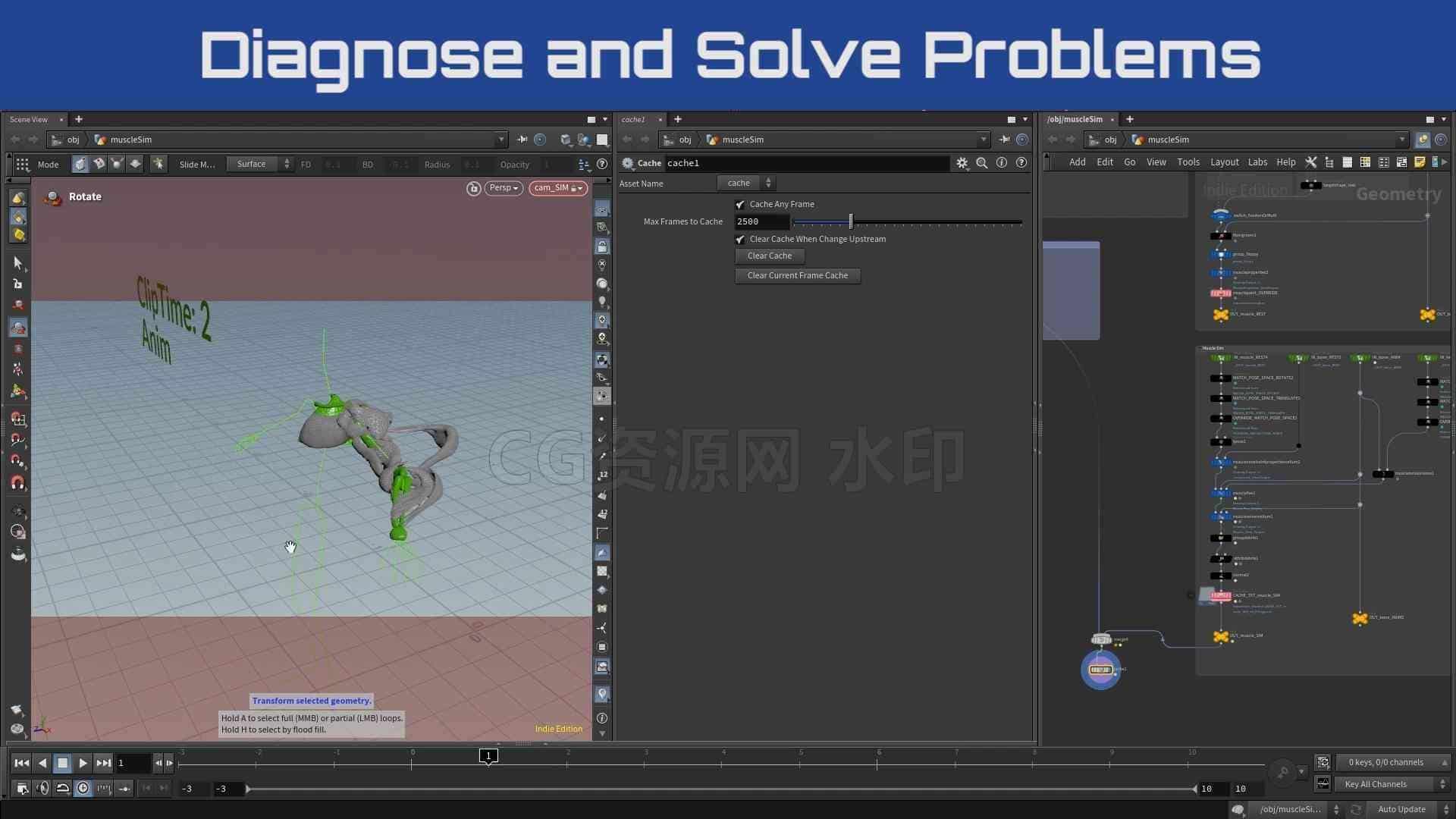 图片[3]-【26号下午更毕 请重新保存网盘】掌握Houdini20.5肌肉系统Muscles特效工作流  特效向专业翻译-B站/公众号:特效向