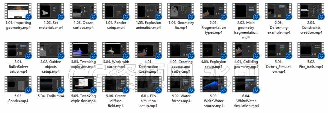 图片[7]-141篇 houdini舰船爆炸-B站/公众号:特效向