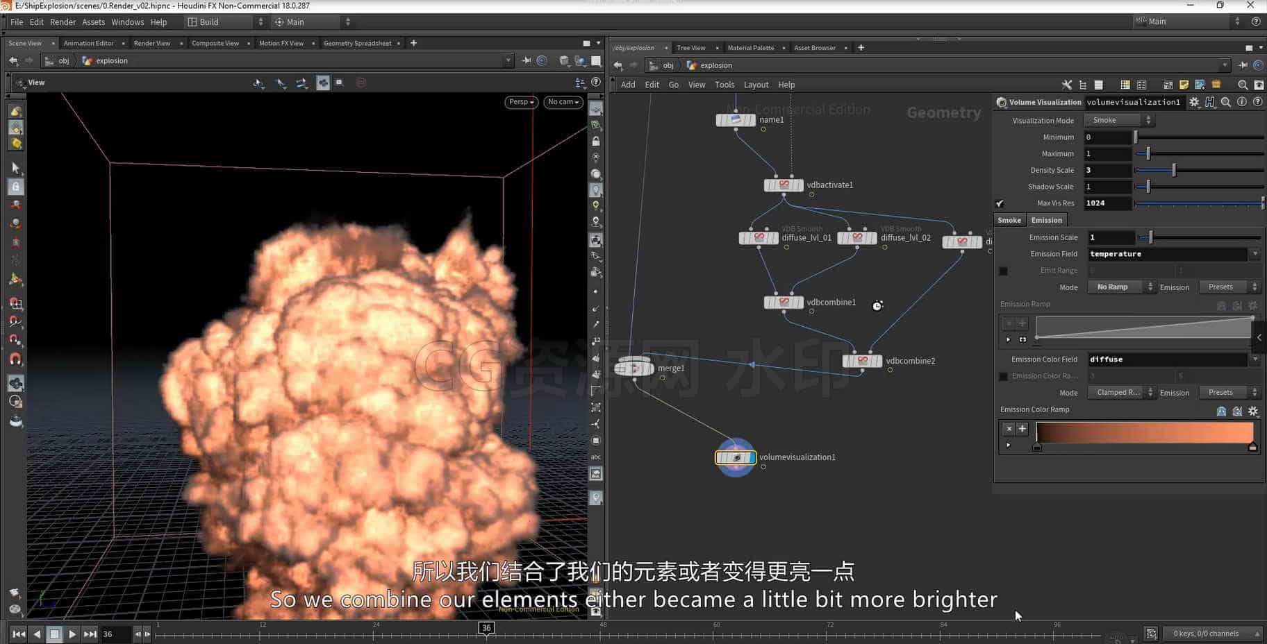 图片[5]-141篇 houdini舰船爆炸-B站/公众号:特效向