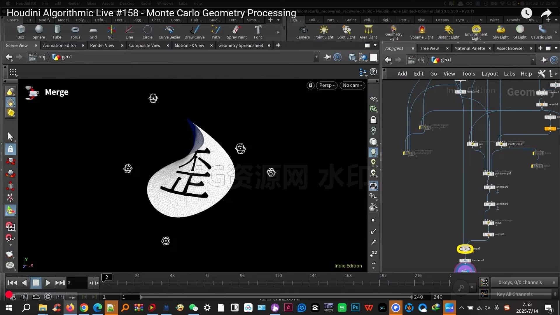 图片[3]-蒙特卡罗几何处理Houdini Monumeric Live #158 这个老外一点都不歪-B站/公众号:特效向