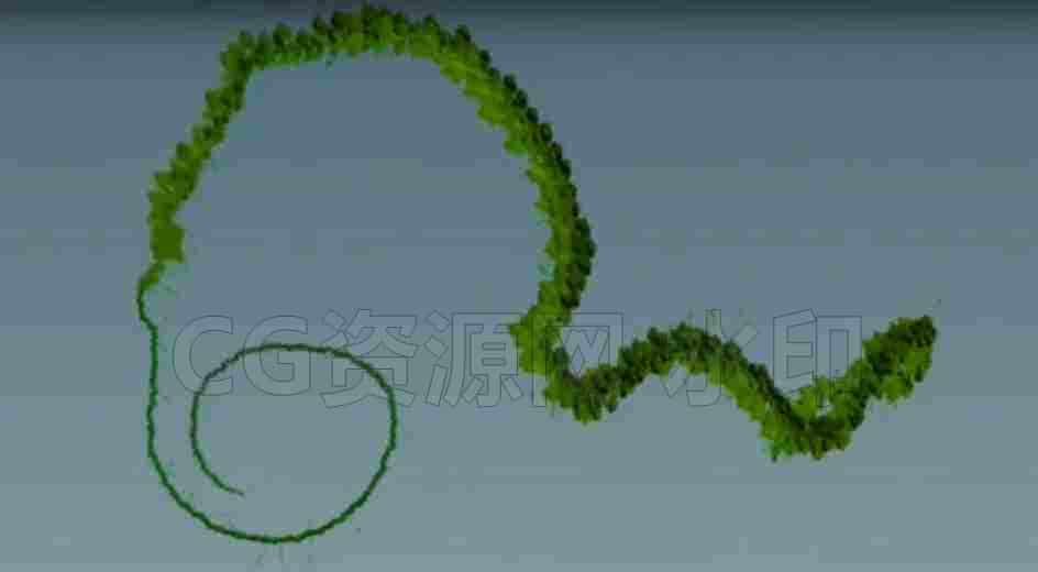 藤蔓植物生长制作TUTORIAL – HOUIDINI IVY – MERGE-B站/公众号:特效向