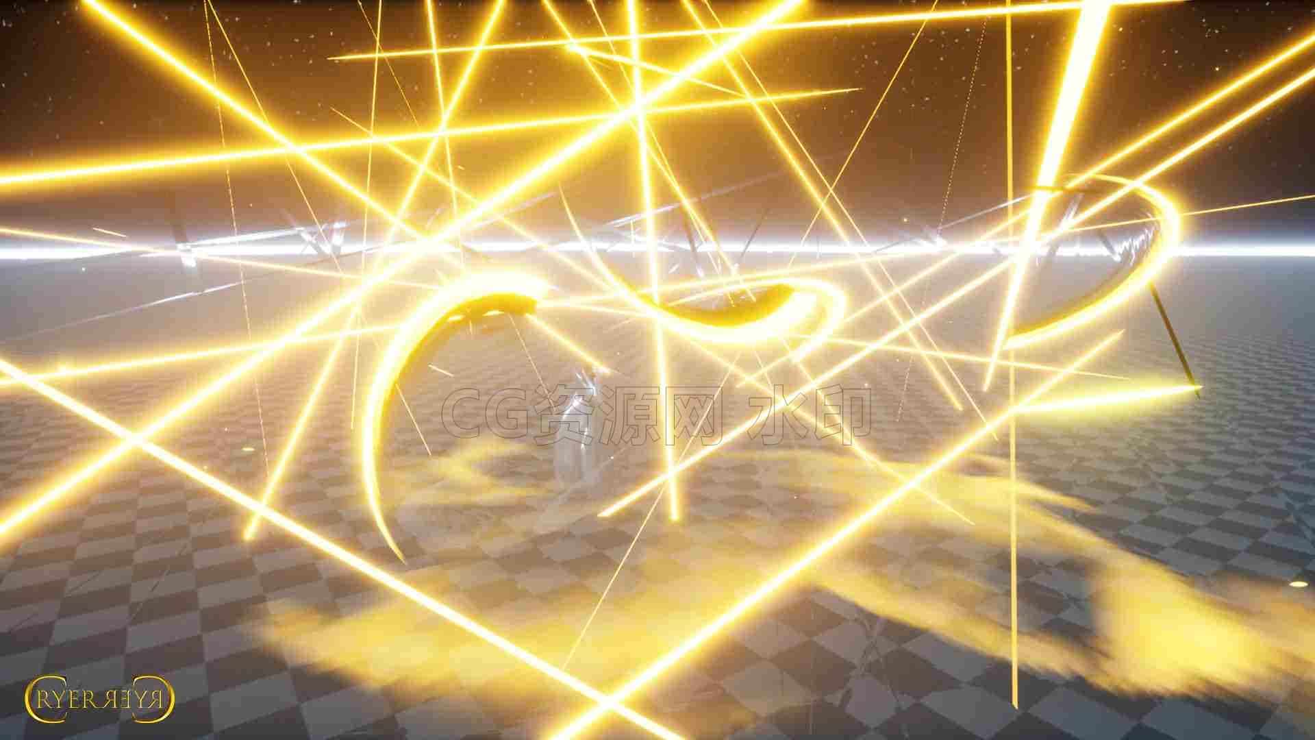 Niagara Magical Slashes 虚幻4/5打斗特效资源-B站/公众号:特效向