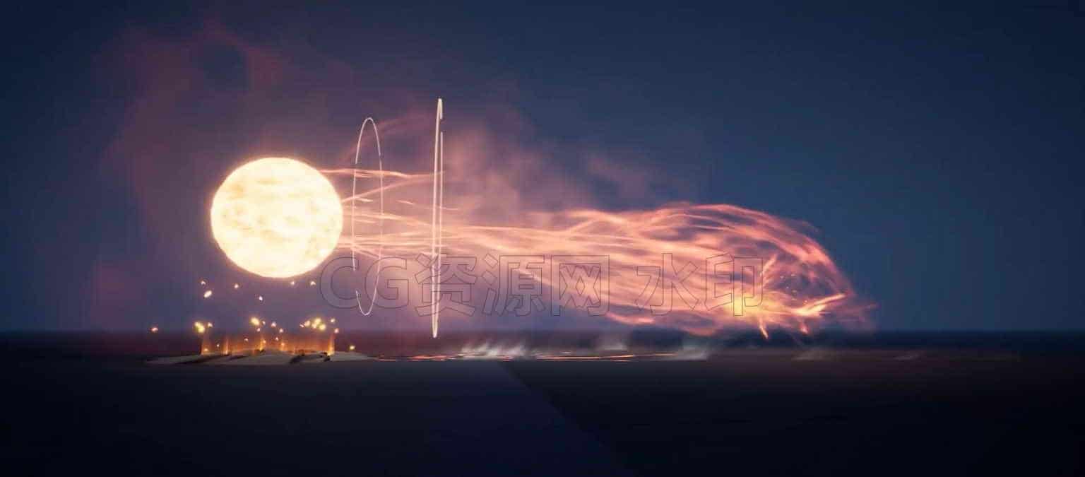 图片[5]-虚幻4大型特效课火山喷发Realtime FX for the Games & Cinematics – Pro Online Course rebelway-B站/公众号:特效向