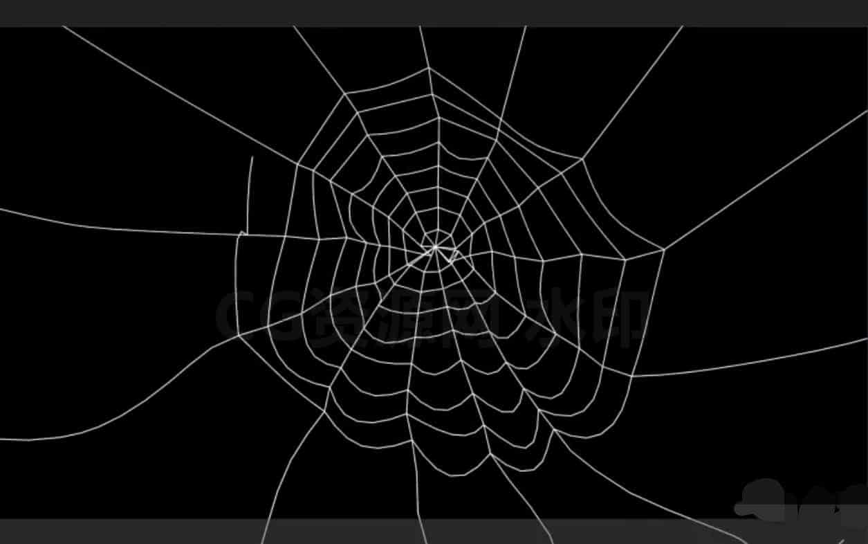 Houdini蜘蛛结网工程hip蜘蛛网 spider web-B站/公众号:特效向