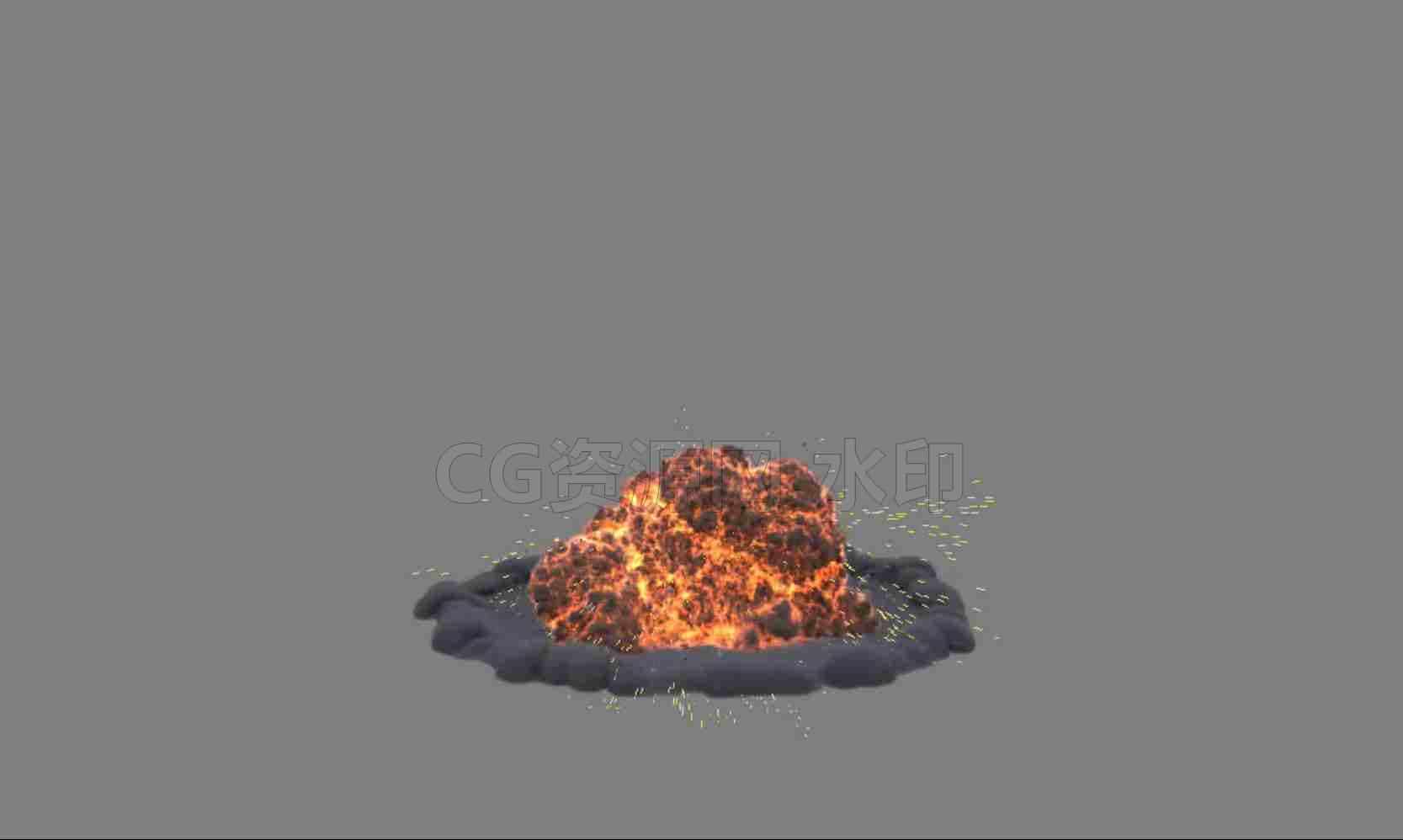 谁投的稿 houdini 爆炸-B站/公众号:特效向