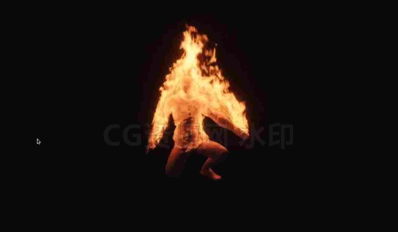 houdini制作火人-B站/公众号:特效向