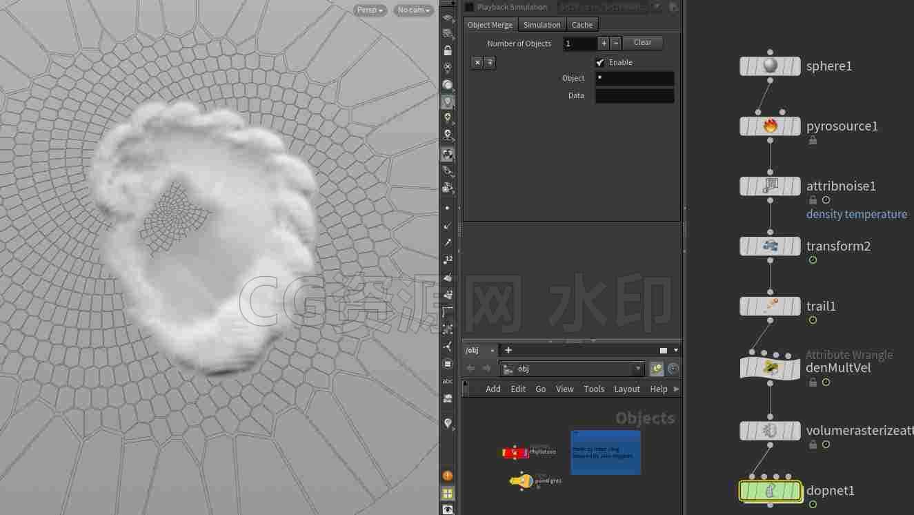 图片[2]-houdini 制作的音波浪钢琴效果工程文件-B站/公众号:特效向