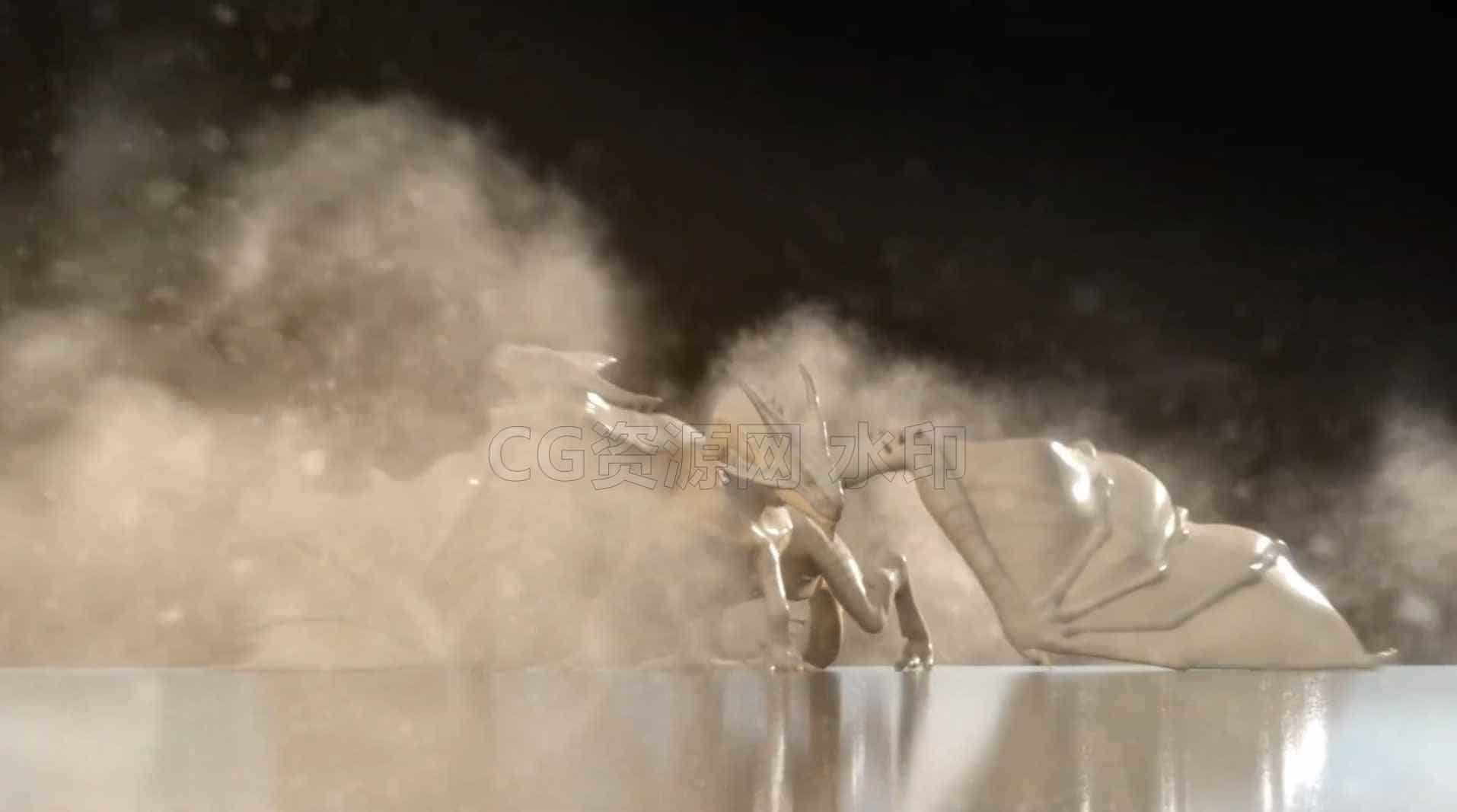 飞龙起飞地气pyro烟雾 hip工程-B站/公众号:特效向