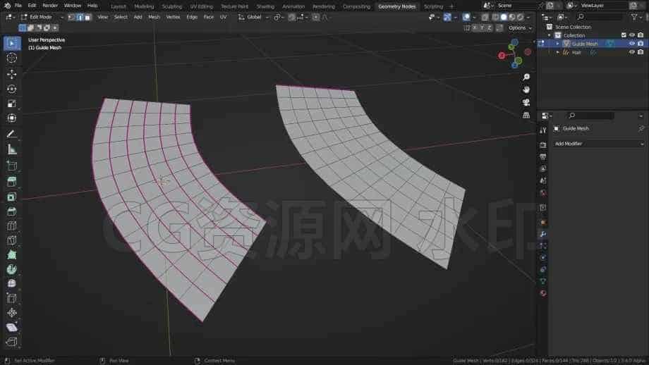 高中生用Blender节点开发出头发创建系统-B站/公众号:特效向