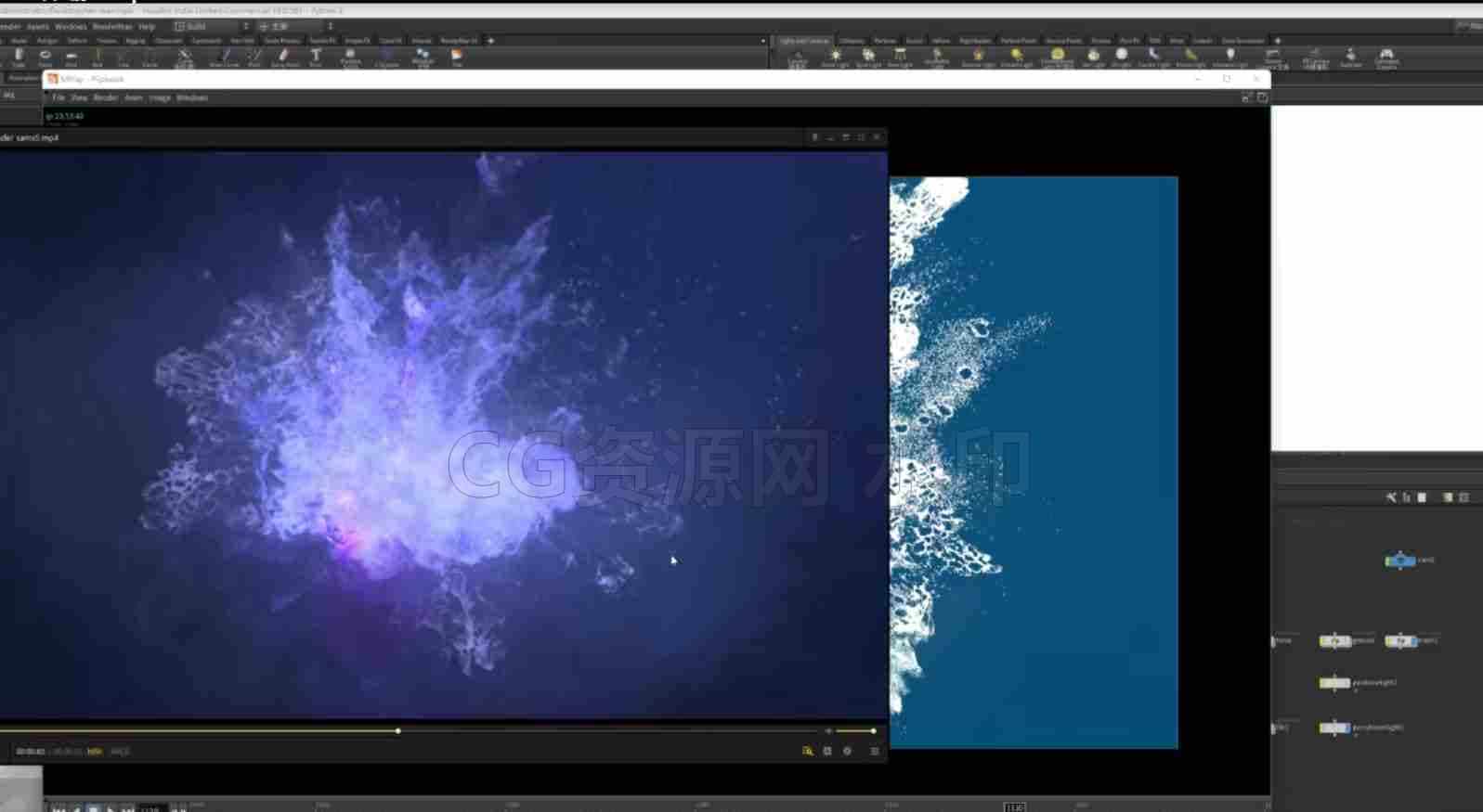 图片[3]-houdini19.5魔法鲨鱼出水跳水海洋中文课程-B站/公众号:特效向