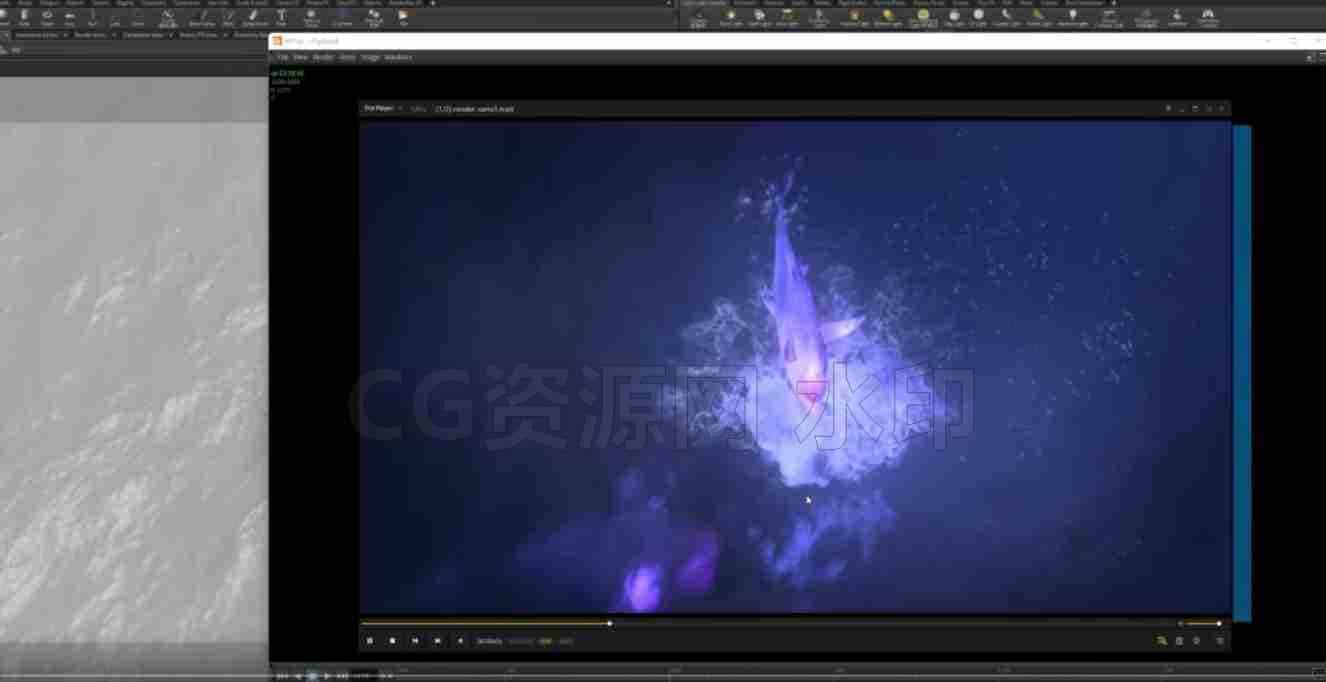 houdini19.5魔法鲨鱼出水跳水海洋中文课程-B站/公众号:特效向